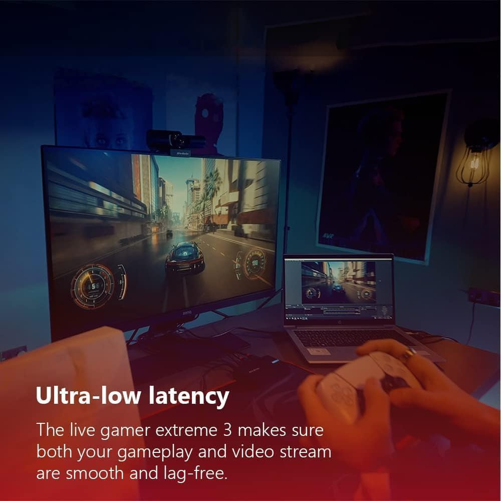 HDMI Capture Card- Gaming, Video Streaming, 4K Capture Card for PS5, Xbox Series X/S, Xbox One, PS4, Switch, Windows 11 / Mac Os12, HDR & VRR Support - GC551G2 Live Gamer Extreme 3 White