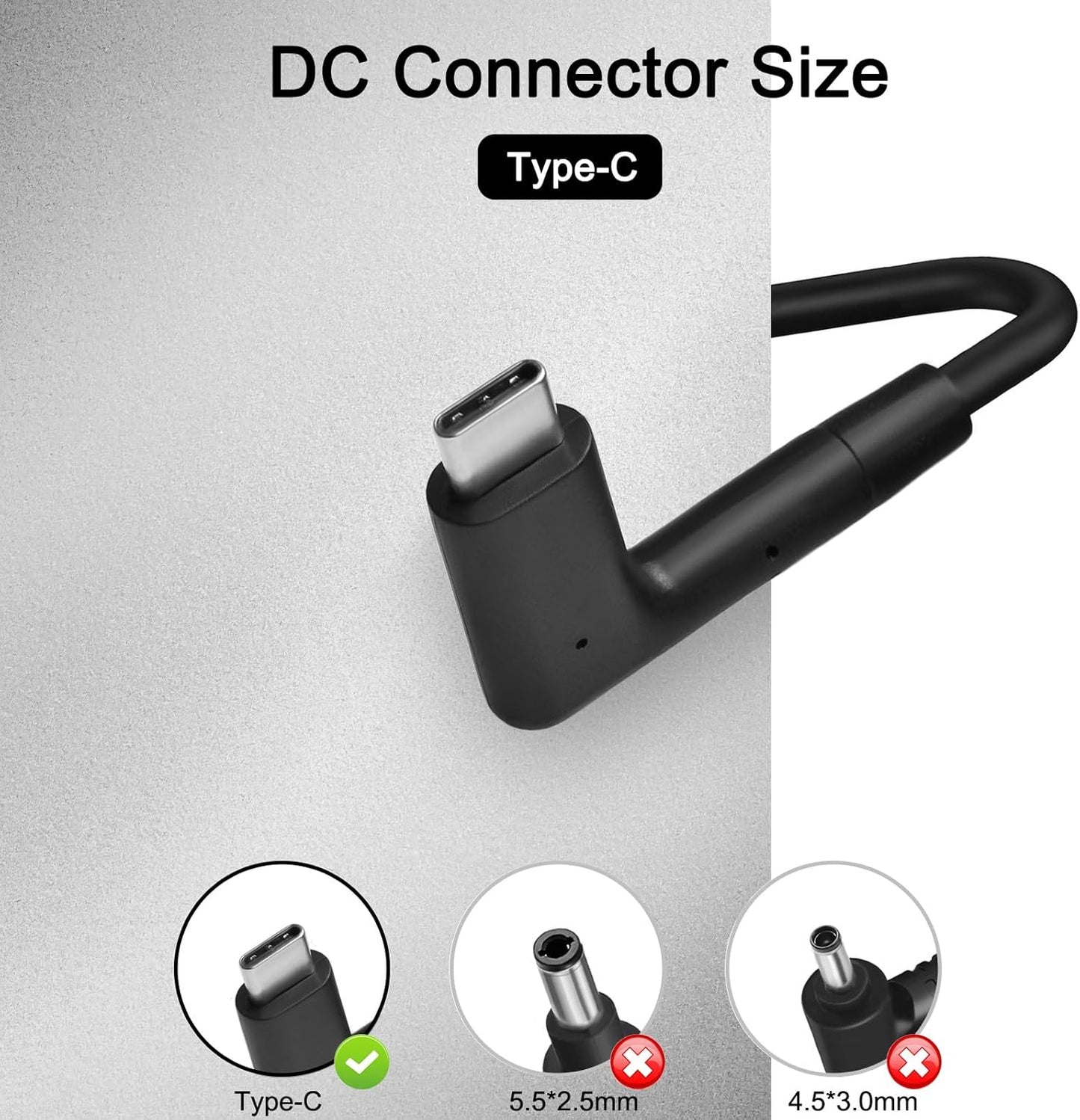 OEM 65W Charger for Peloton Bike+ plus Power Cord Peloton Bike plus PLTN-TTR01 PL-02 USB-C Power Adapter (Not 12V Peloton Bike Power Cord) with 6 Foot Long Power Cable