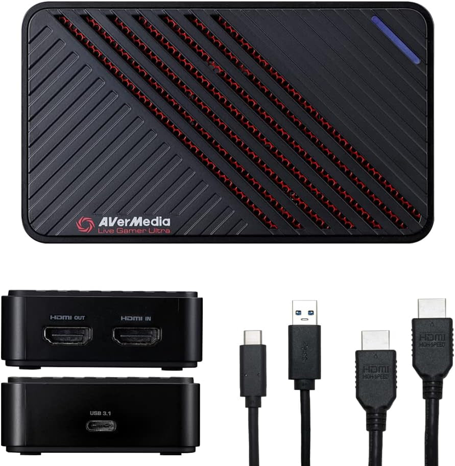 HDMI Capture Card- Gaming, Video Streaming, 4K Capture Card for PS5, Xbox Series X/S, Xbox One, PS4, Switch, Windows 11 / Mac Os12, HDR & VRR Support - GC551G2 Live Gamer Extreme 3 White