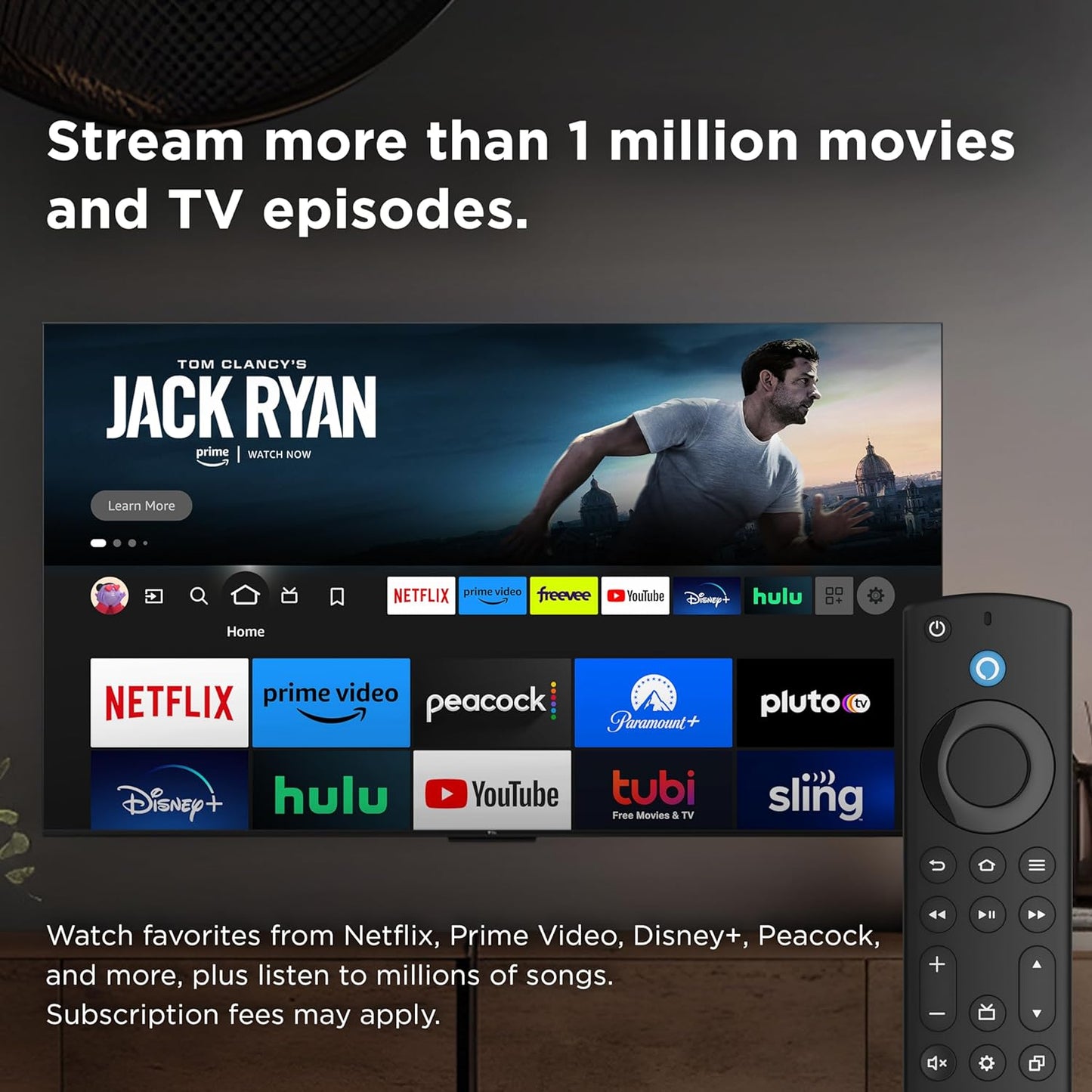 75-Inch Class S4 4K LED Smart TV with Fire TV (75S450F, 2023 Model), Dolby Vision HDR, Dolby Atmos, Alexa Built-In, Apple Airplay Compatibility, Streaming UHD Television,Black