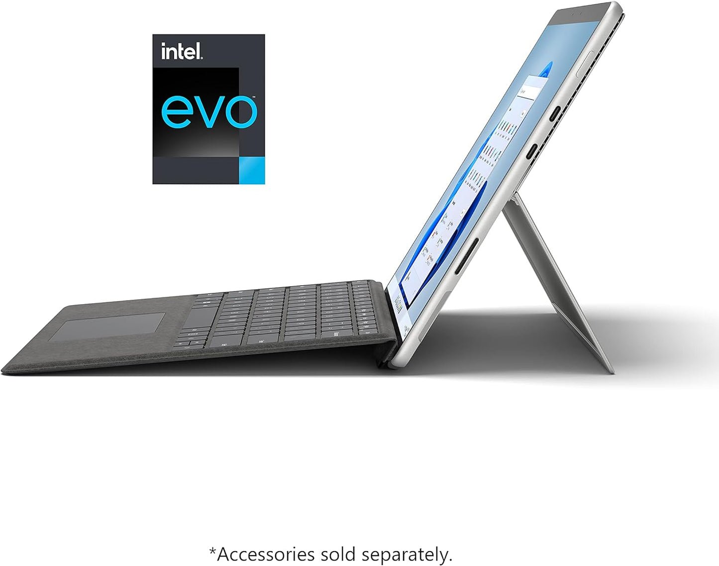 Surface Pro 8-13" Touchscreen - Intel® Evo Platform Core™ I7-16Gb Memory - 256GB SSD - Device Only - Platinum (Latest Model)