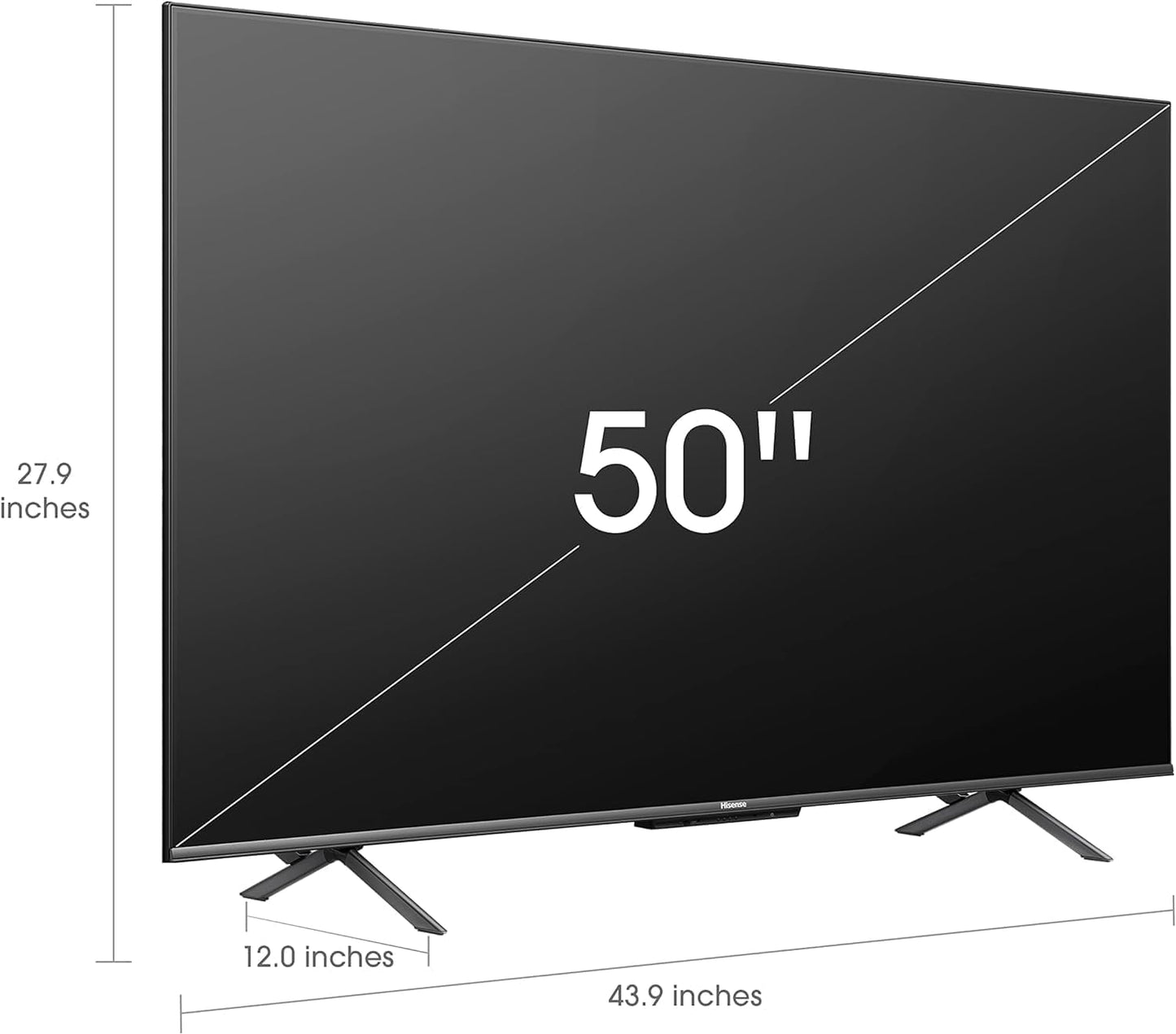 50-Inch Class U6HF Series ULED 4K UHD Smart Fire TV (50U6HF) - QLED, 600-Nit Dolby Vision, HDR 10 Plus, 240 Motion Rate, Voice Remote, Compatible with Alexa, Black