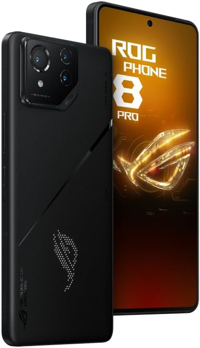 ROG Phone 8 Pro 5G Dual Physical SIM 512GB 16GB RAM Factory Unlocked (GSM Only | No CDMA – Not Compatible with Verizon/Sprint) Global Version - Black