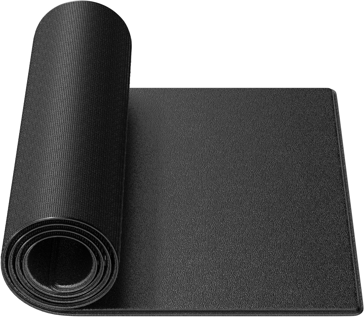 Bike Trainer Mat Compatible with Peloton Bike, for Treadmill & Row, THK 6Mm, under Mat Protect Hardwood Floor Carpet, Trainer Accessory for Indoor Stationary Exercise Bike