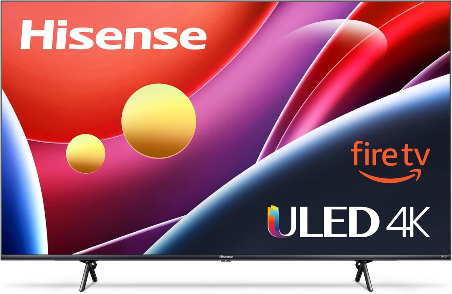 50-Inch Class U6HF Series ULED 4K UHD Smart Fire TV (50U6HF) - QLED, 600-Nit Dolby Vision, HDR 10 Plus, 240 Motion Rate, Voice Remote, Compatible with Alexa, Black