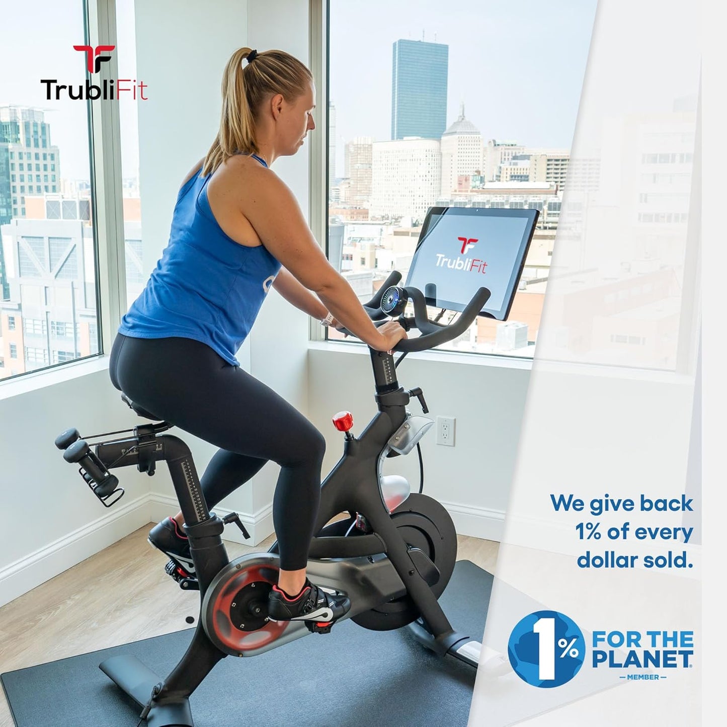 Fan for Peloton Bike & Peloton Treadmill - Accessories for Peloton - Fits Original, Bike+ or Tread - No Batteries or Charging Required