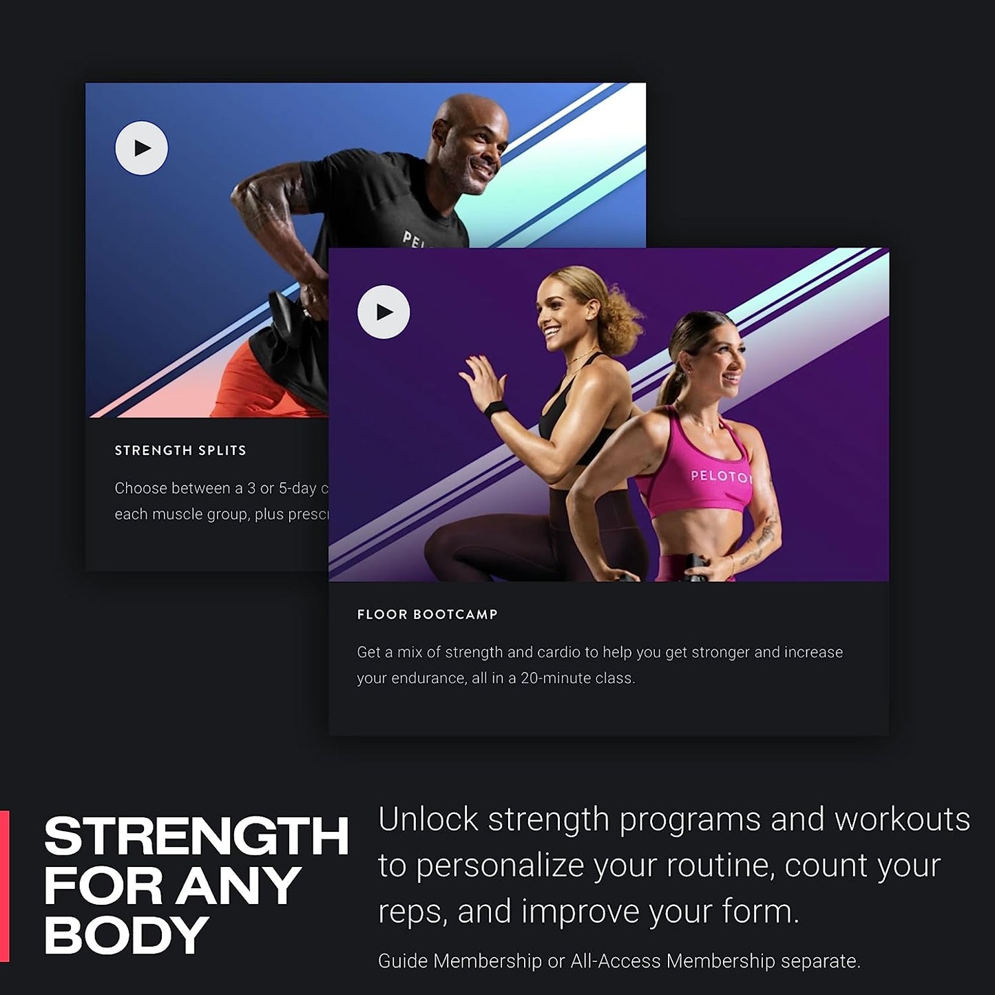 Guide Ai-Powered Personal Strength Training Device for Your TV, with Built-In Camera Technology, World-Class Instructors, and Motivating Training Features,Black