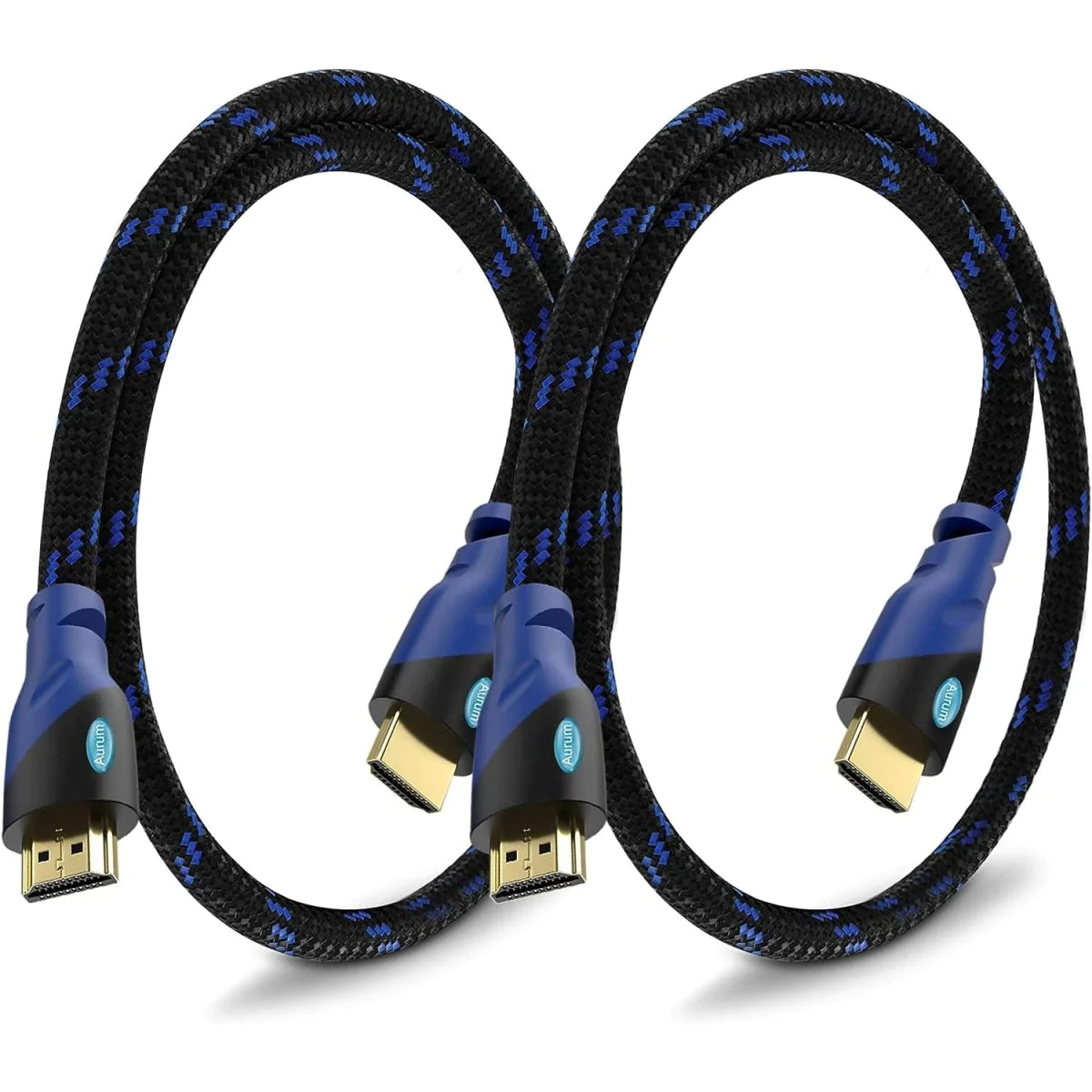 Braided 4K HDMI Cable for Gaming and TV - High-Speed Ethernet Supports 3D, HDR, 1080P Ideal for PC, Laptops, Xbox, Playstation