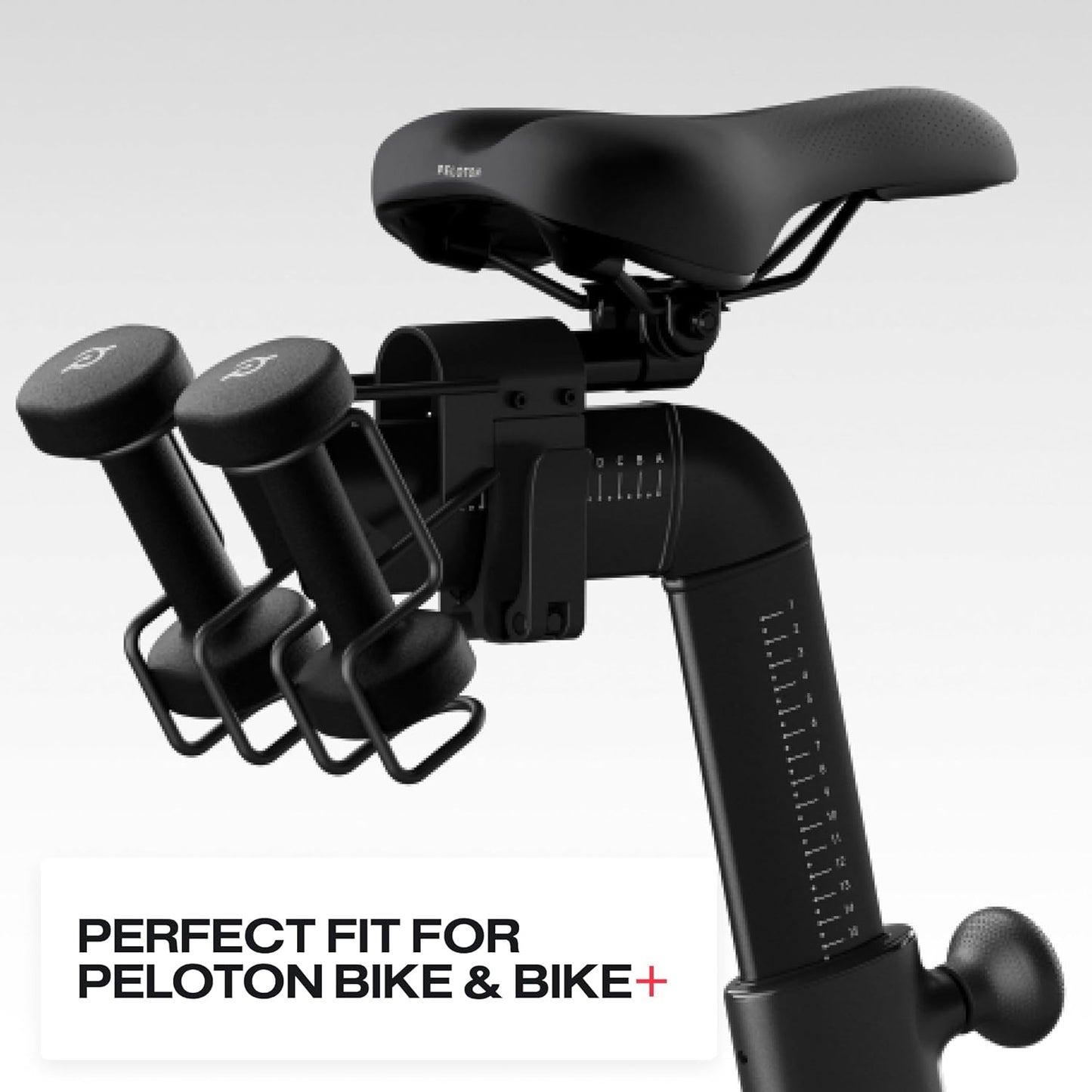 Light Weights | Set of Two Sweat-Proof Weights with Non-Slip Grip, Designed to Fit in the Back of Bike and Bike+