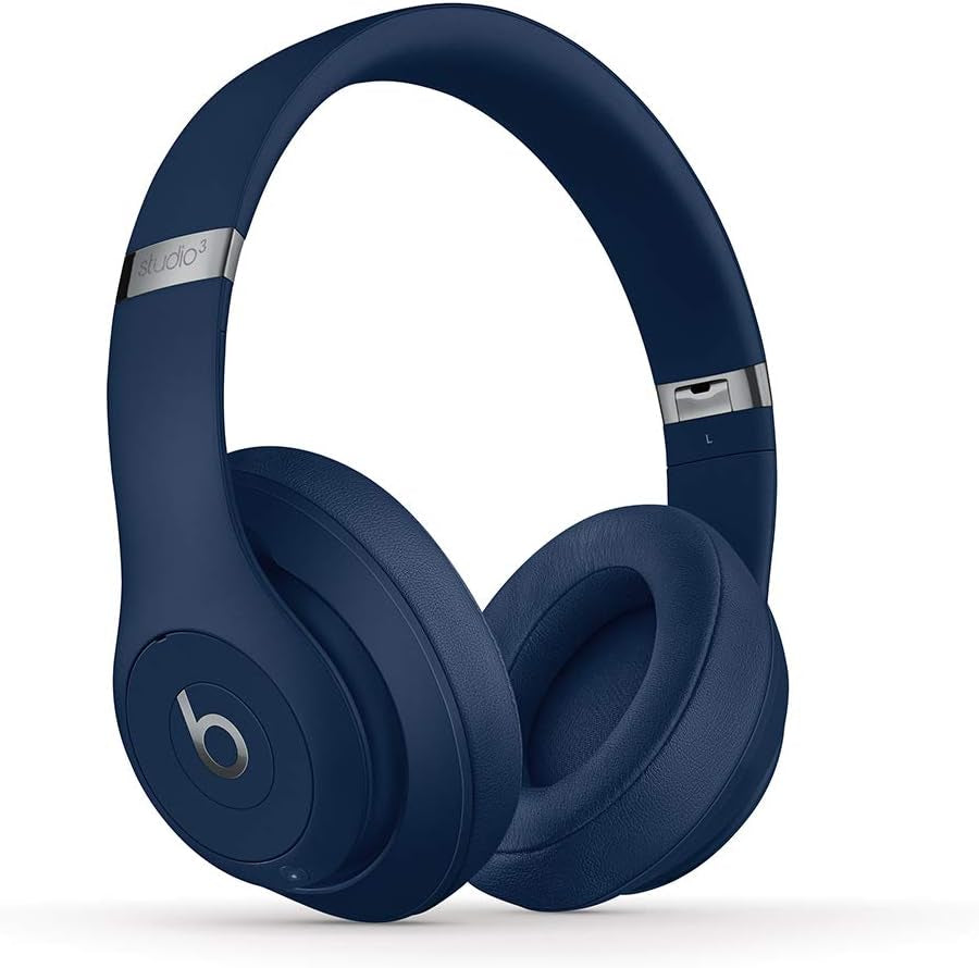 Studio3 Wireless Noise Cancelling Over-Ear Headphones - Apple W1 Headphone Chip, Class 1 Bluetooth, 22 Hours of Listening Time, Built-In Microphone - Shadow Gray