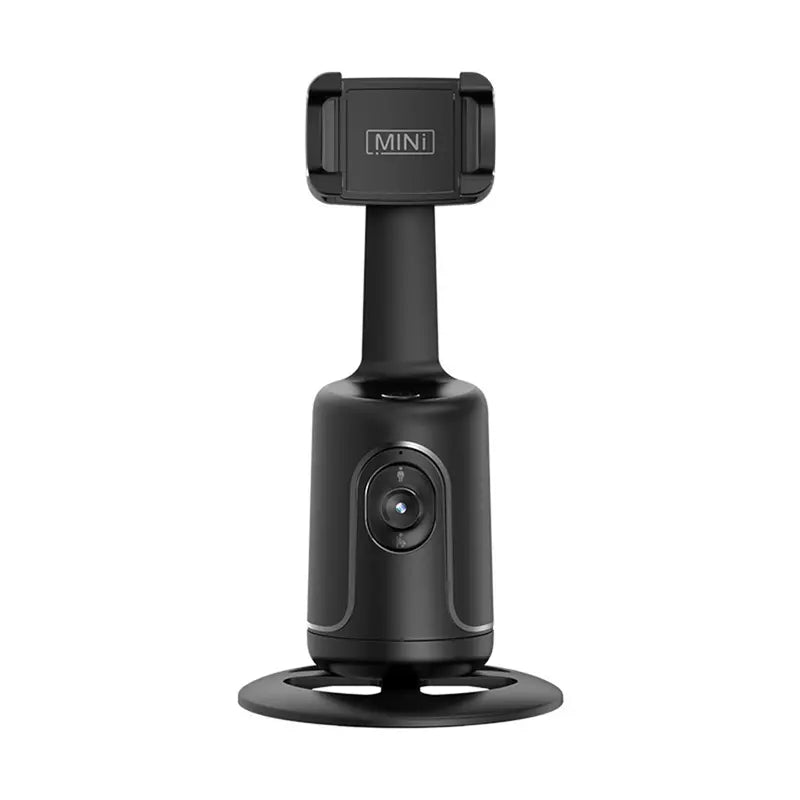 Automatic Face following Gimbal Tripod, 360° Rotatable Desktop Phone Holder with Remote Control, Al Gesture Phone Camera Holder for Live Streaming, Vlogging & Photography