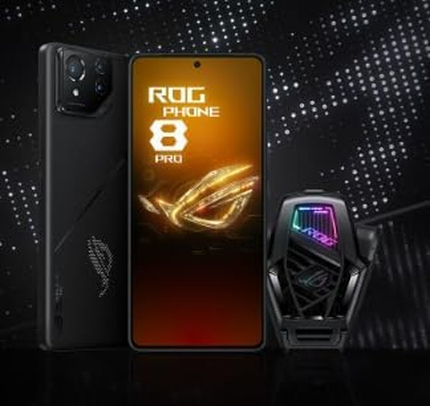 ROG Phone 8 Pro 5G Dual Physical SIM 512GB 16GB RAM Factory Unlocked (GSM Only | No CDMA – Not Compatible with Verizon/Sprint) Global Version - Black