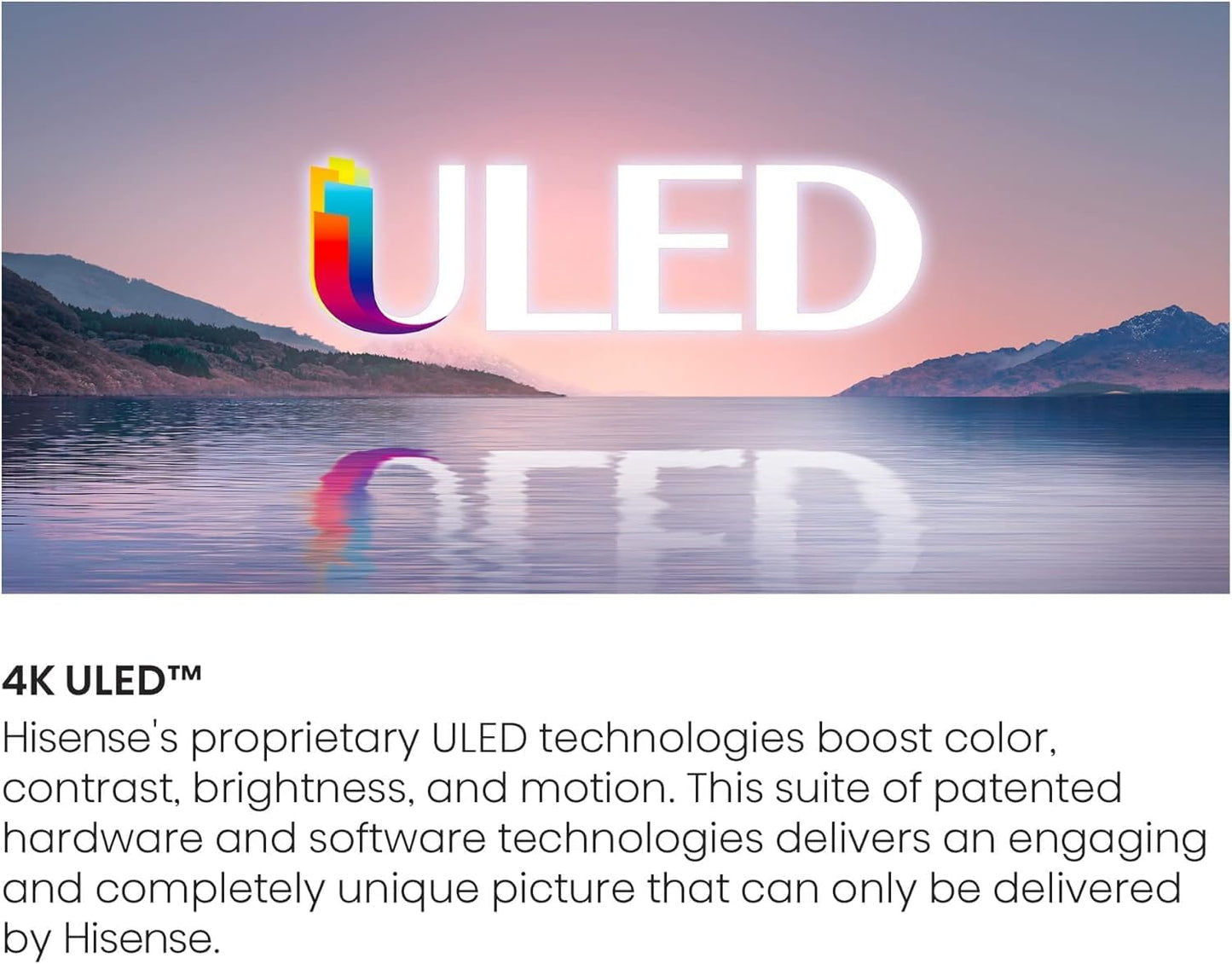 50-Inch Class U6HF Series ULED 4K UHD Smart Fire TV (50U6HF) - QLED, 600-Nit Dolby Vision, HDR 10 Plus, 240 Motion Rate, Voice Remote, Compatible with Alexa, Black