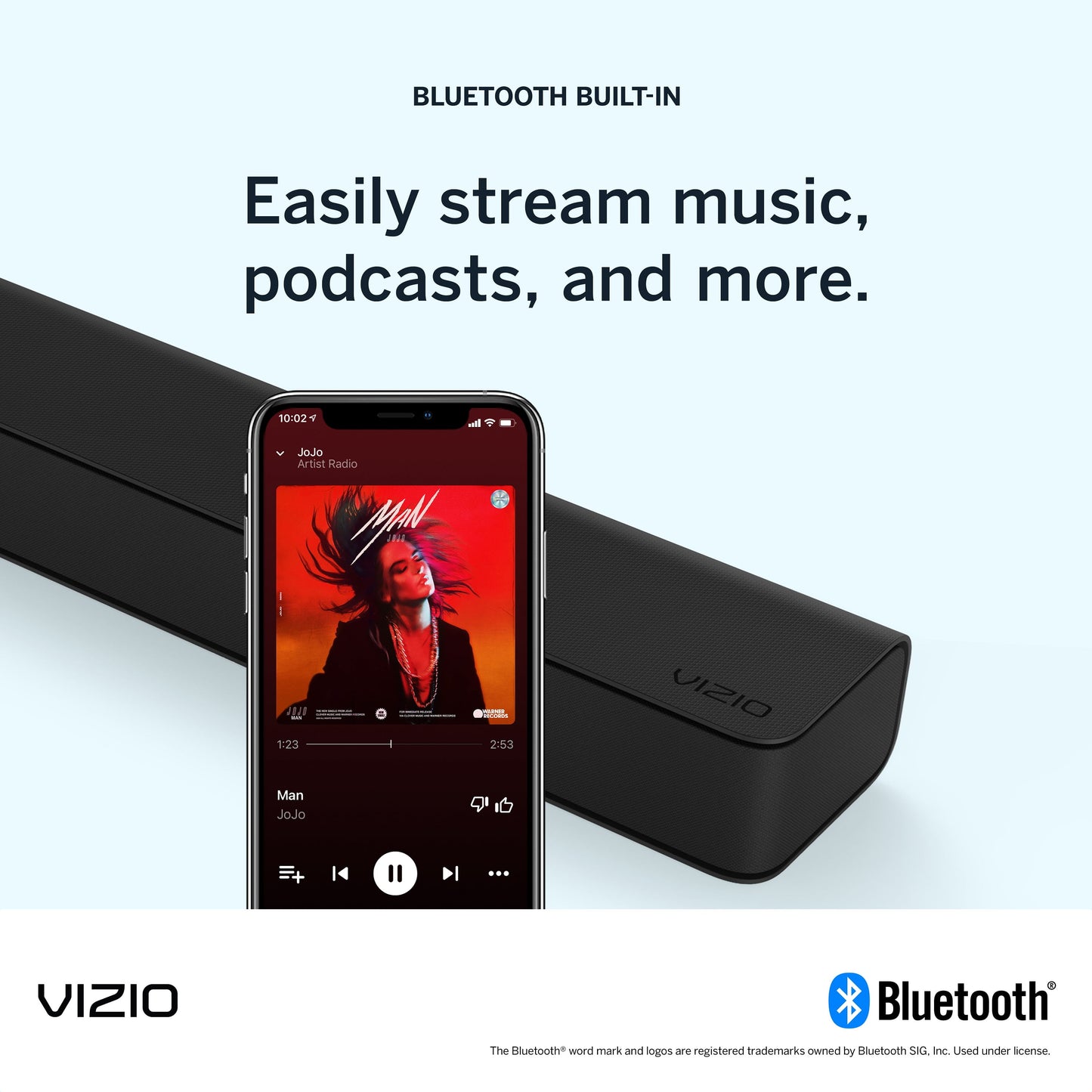 V-Series 5.1 Home Theater Sound Bar with DTS Virtual:X, Bluetooth, HDMI ARC V51X-J6