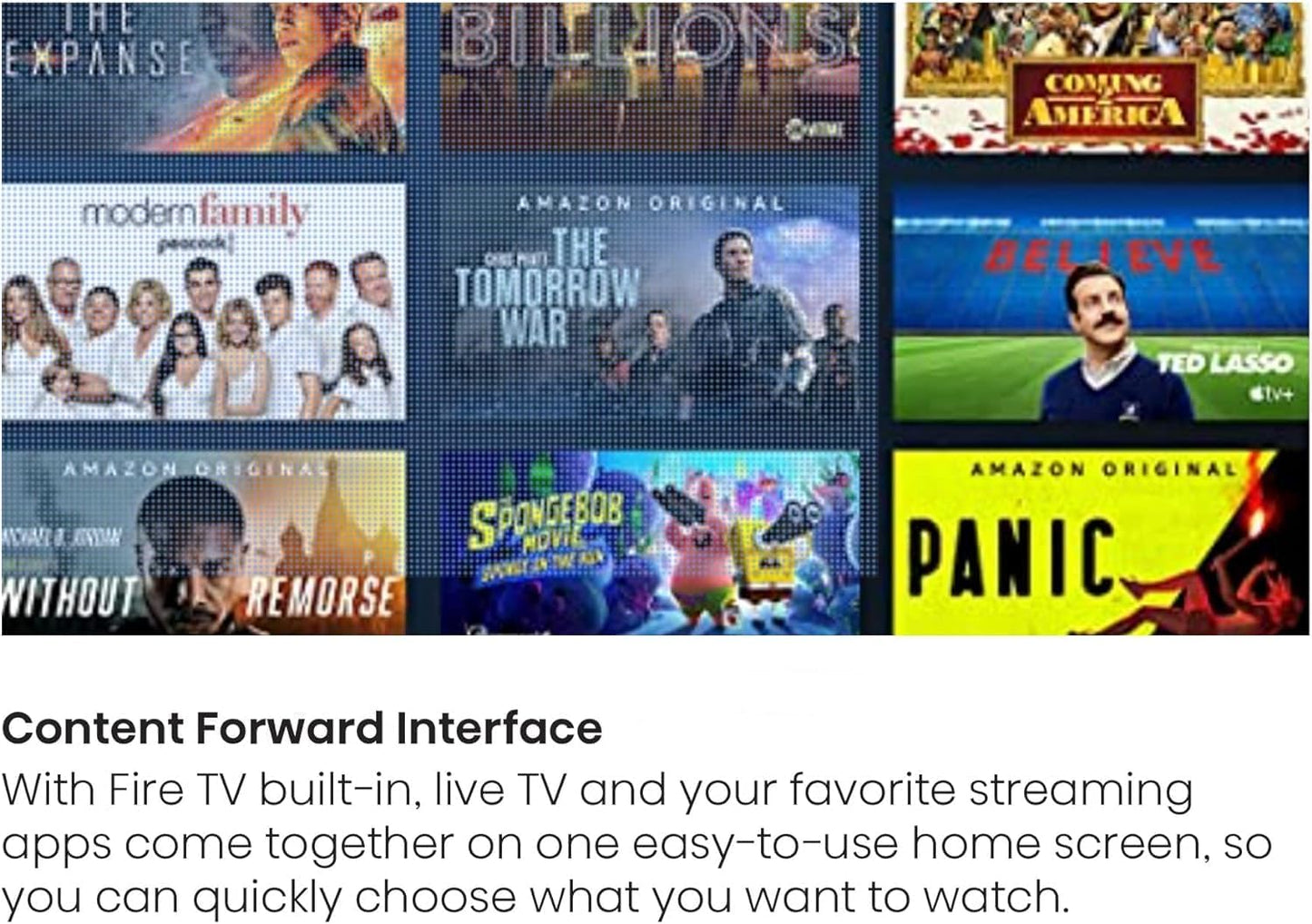 50-Inch Class U6HF Series ULED 4K UHD Smart Fire TV (50U6HF) - QLED, 600-Nit Dolby Vision, HDR 10 Plus, 240 Motion Rate, Voice Remote, Compatible with Alexa, Black