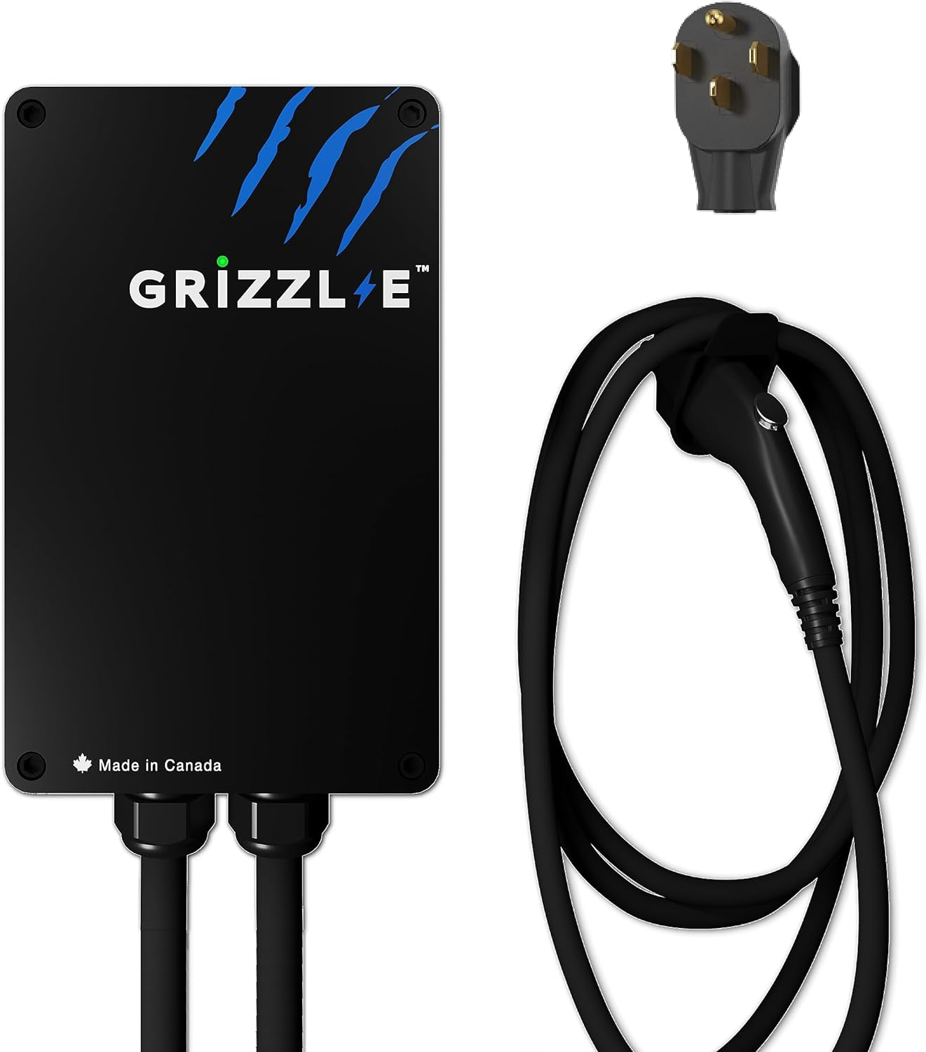 Classic, Level 2 240V / 40A Electric Vehicle (EV) Charger, UL Certified, Metal Case Enclosure, Indoor/Outdoor Electric Car Fast Wall Charging Station, NEMA 14-50 Plug, Classic Black