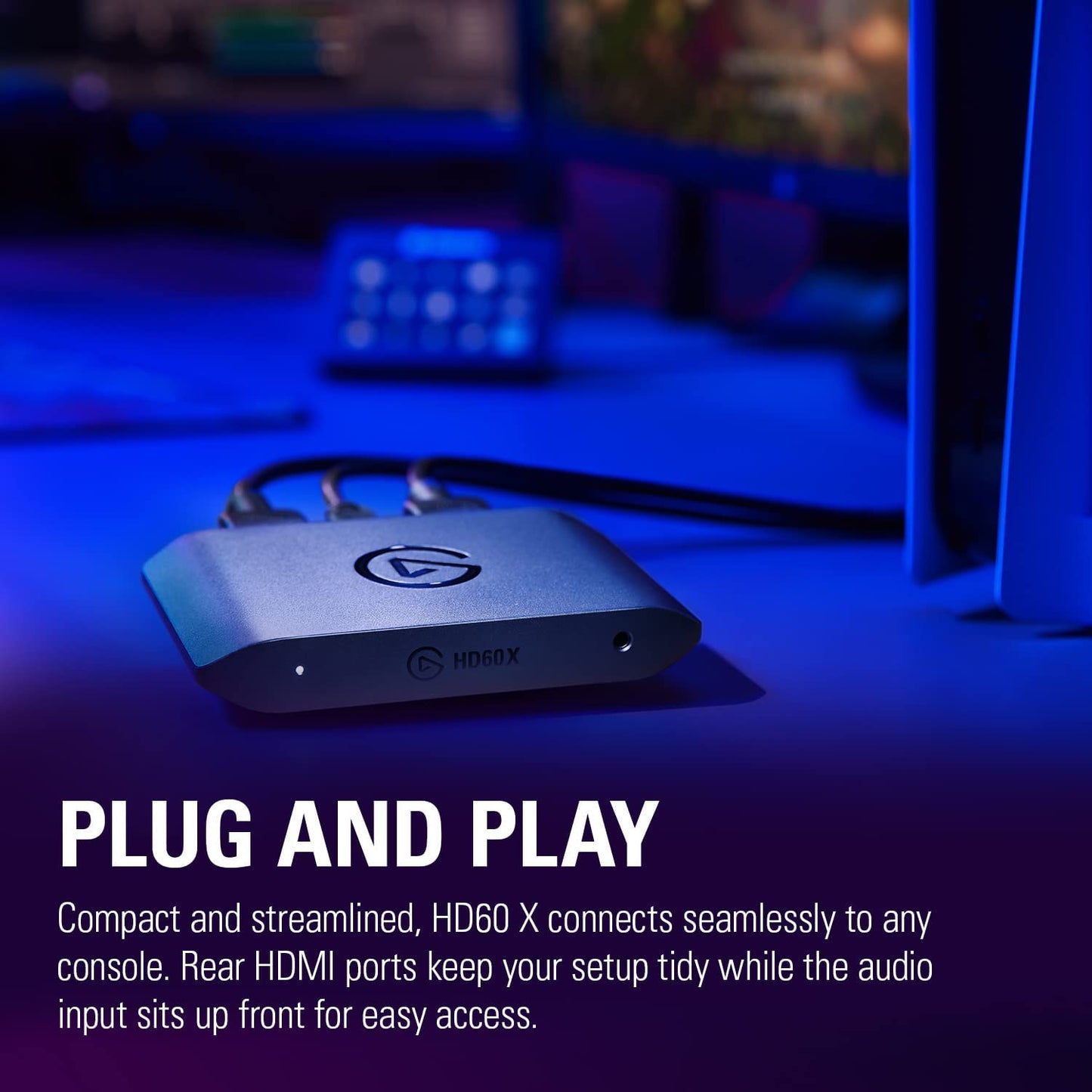 HD60 X - Stream and Record in 1080P60 HDR10 or 4K30 with Ultra-Low Latency on PS5, Ps4/Pro, Xbox Series X/S, Xbox One X/S, in OBS and More, Works with PC and Mac
