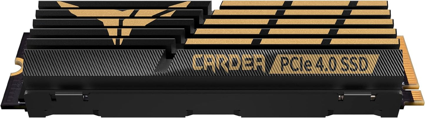 T-FORCE CARDEA A440 Graphene & Aluminum Heatsink 2TB DRAM SLC Cache 3D NAND TLC Nvme Phison E18 Pcie Gen4X4 M.2 2280 Internal SSD Works with PS5 Read/Write 7,000/6,900 Mb/S TM8FPZ002T0C327