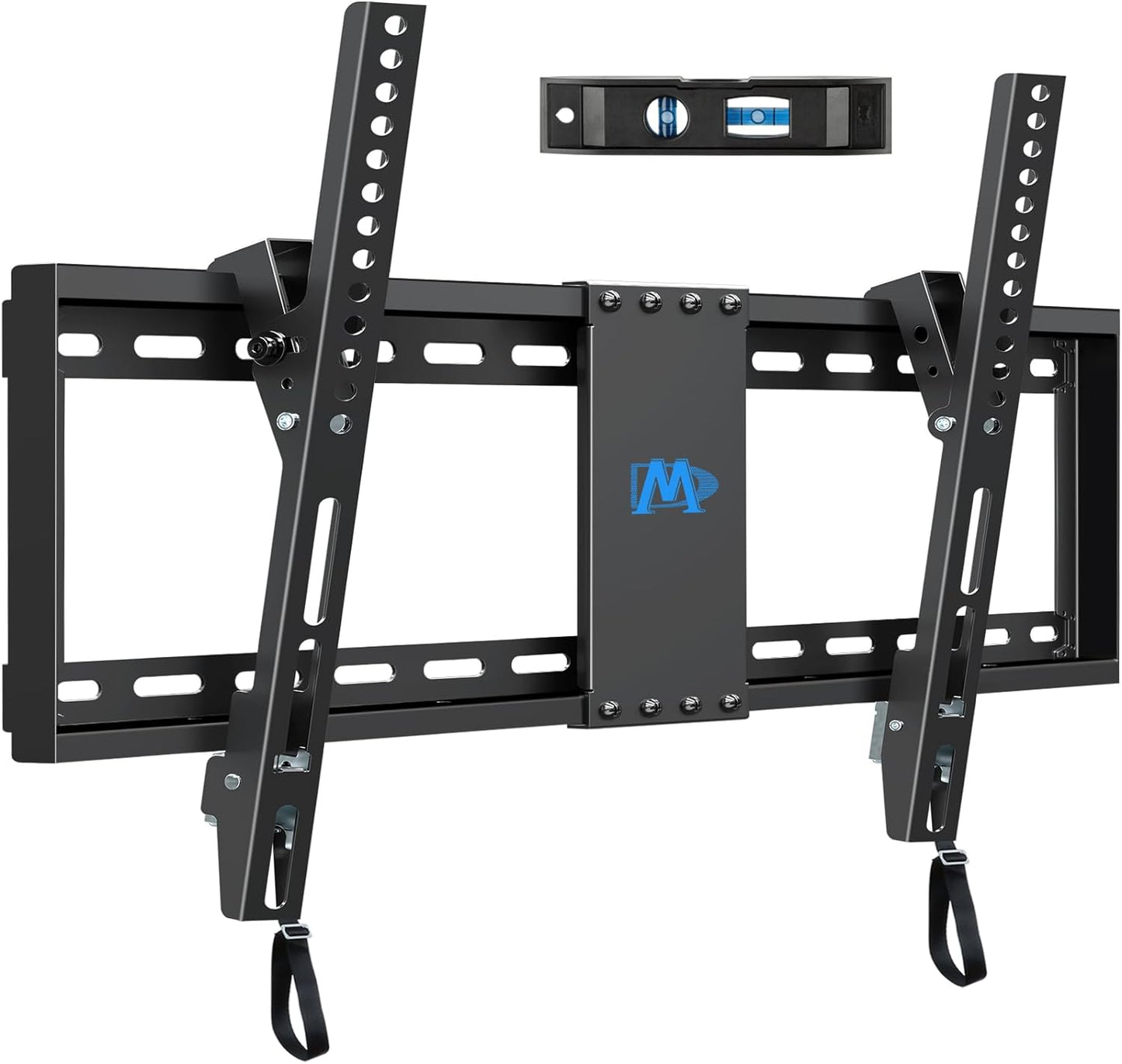 UL Listed TV Mount for Most 37-75 Inch TV, Universal Tilt TV Wall Mount Fit 16", 18", 24" Stud with Loading Capacity 132Lbs, Max Vesa 600 X 400Mm, Low Profile Flat Wall Mount Bracket