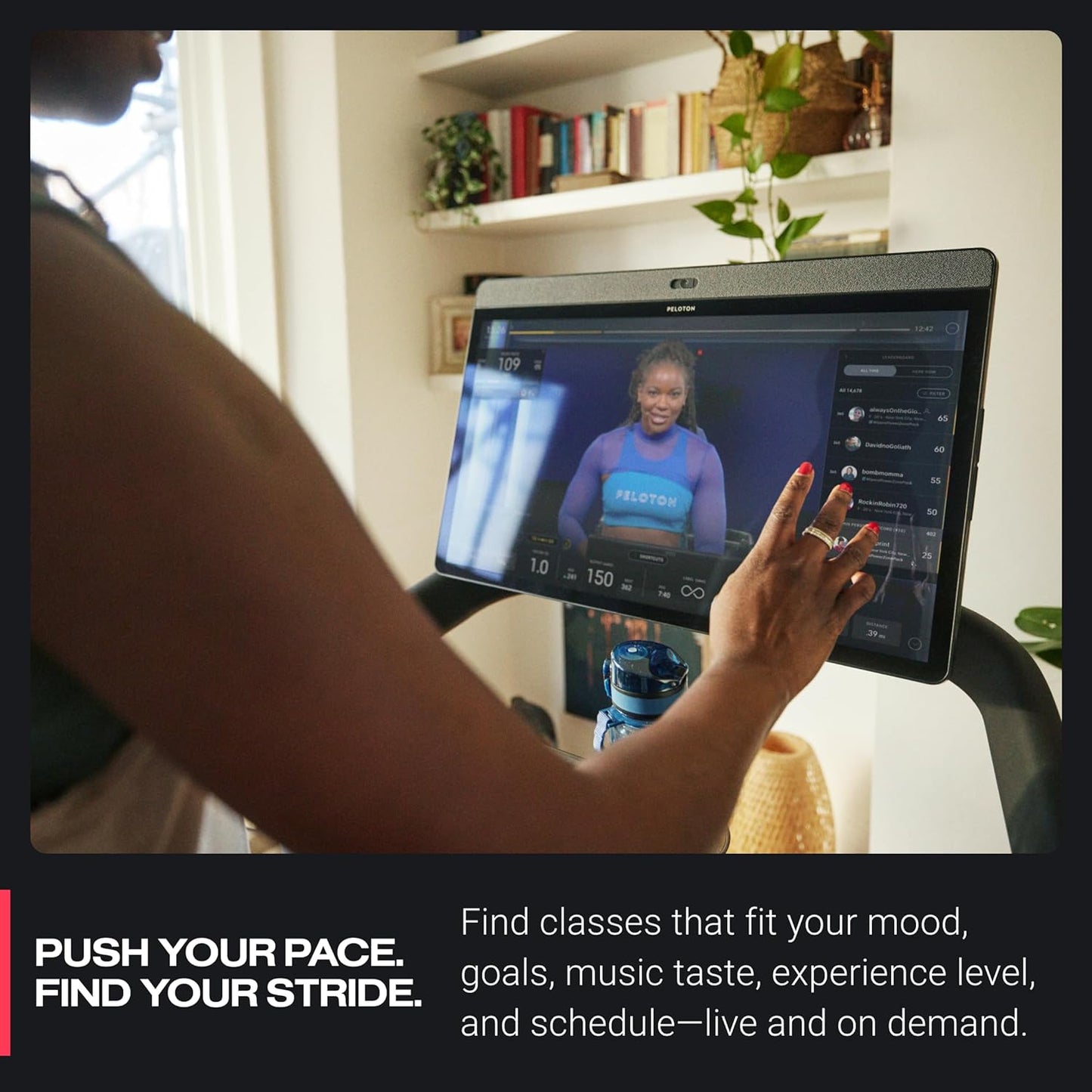 Tread | Treadmill for Running, Walking, and Hiking with Manual or Auto-Incline Options and Immersive 24” HD Touchscreen