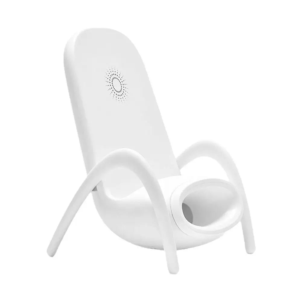 Mini Chair Wireless Charger Stand 15W Wireless Charging Stand Portable Mobile Phone Holder Charge Dock Station