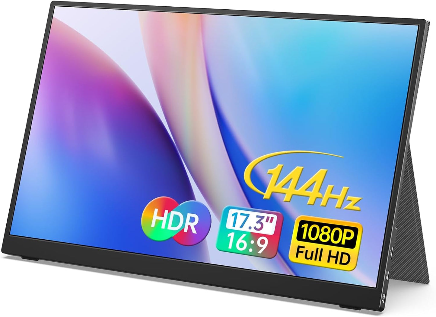 14 Inch Laptop Screen Extender,Fhd 1080P IPS Portable Quad Monitor for 13.6-17.3" Laptops Foldable Monitor,One Cable for Three Displays, Extender Compatible with Wins/Mac(M1 M2 M3)