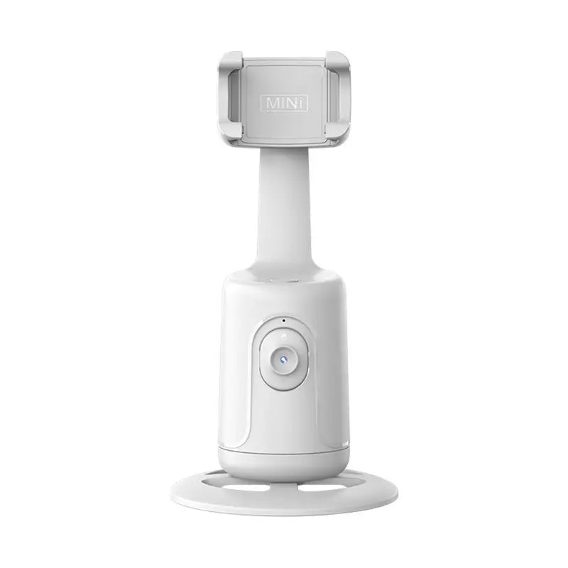 Automatic Face following Gimbal Tripod, 360° Rotatable Desktop Phone Holder with Remote Control, Al Gesture Phone Camera Holder for Live Streaming, Vlogging & Photography