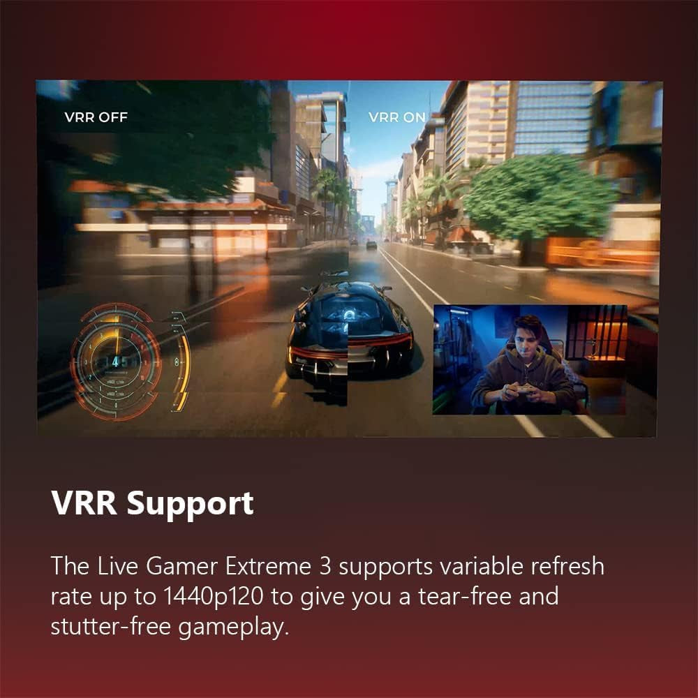 HDMI Capture Card- Gaming, Video Streaming, 4K Capture Card for PS5, Xbox Series X/S, Xbox One, PS4, Switch, Windows 11 / Mac Os12, HDR & VRR Support - GC551G2 Live Gamer Extreme 3 White