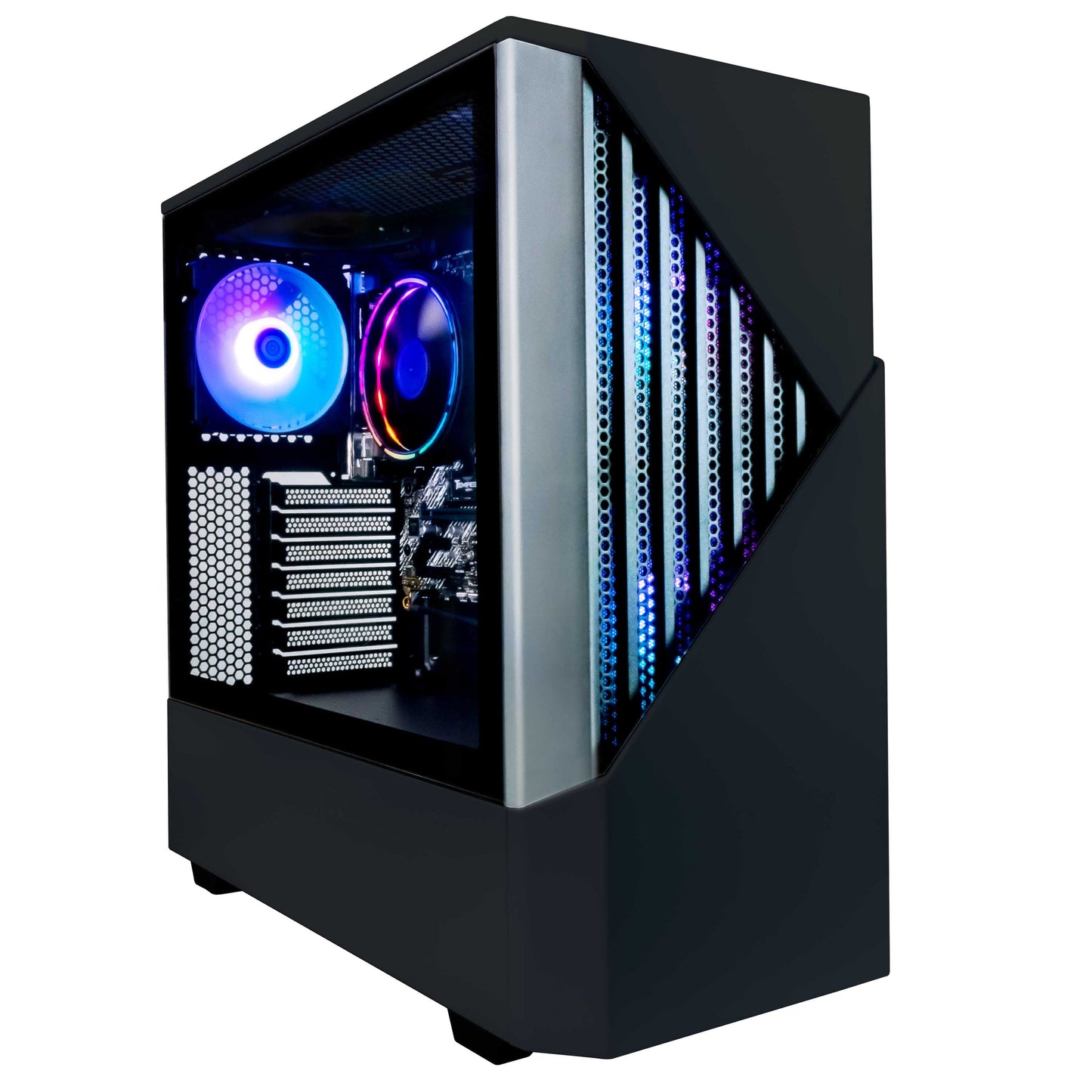 Castle Prebuilt Gaming PC - AMD Ryzen 5 5600G CPU (4.4Ghz Turbo) | Radeon Vega 7 Igpu (4GB) | 1TB M.2 Nvme SSD Storage | 16GB DDR4 RAM | Windows 11 Gaming Desktop Computer | 5G-Wifi + BT