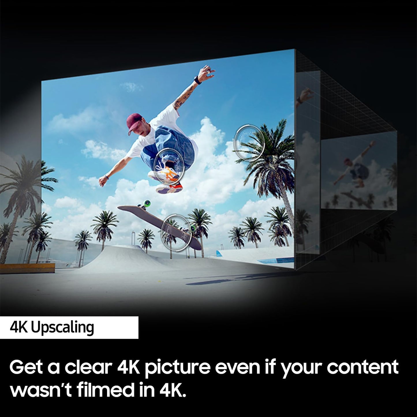 50-Inch Class Crystal UHD 4K DU7200 Series HDR Smart TV W/Object Tracking Sound Lite, Purcolor, Motion Xcelerator, Mega Contrast, Q-Symphony (UN50DU7200, 2024 Model)