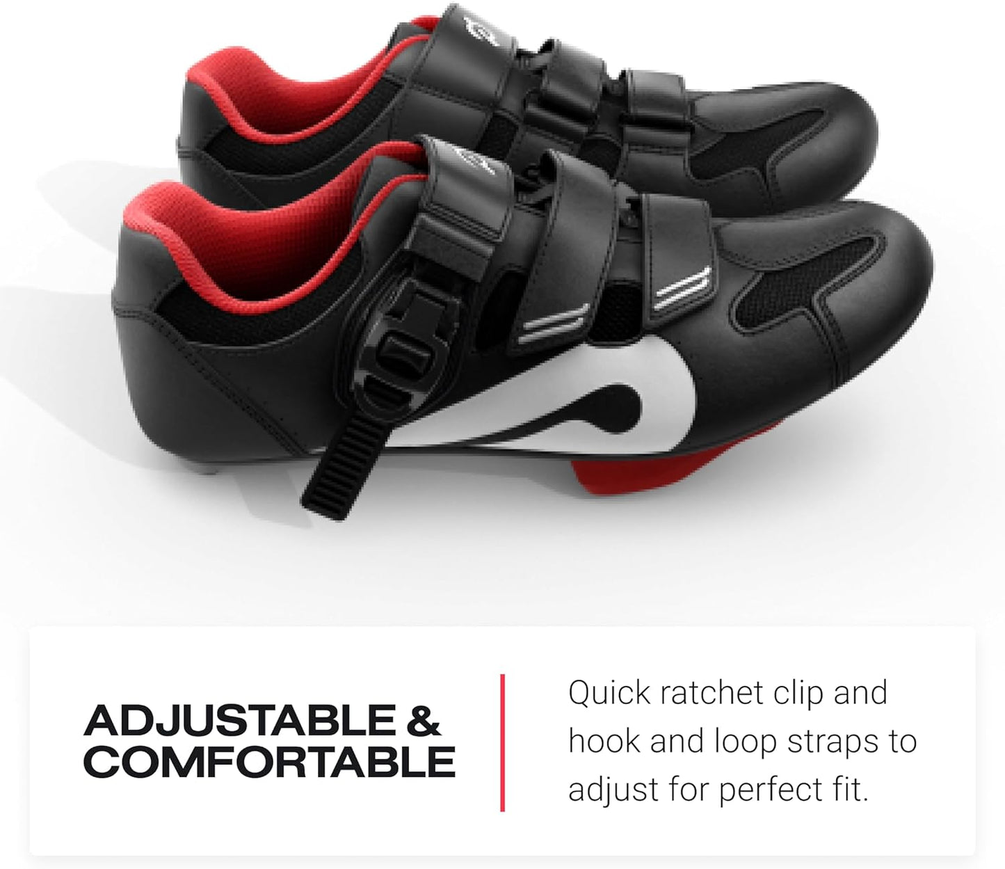 Cycling Shoes for Bike and Bike+ with Delta-Compatible Bike Cleats