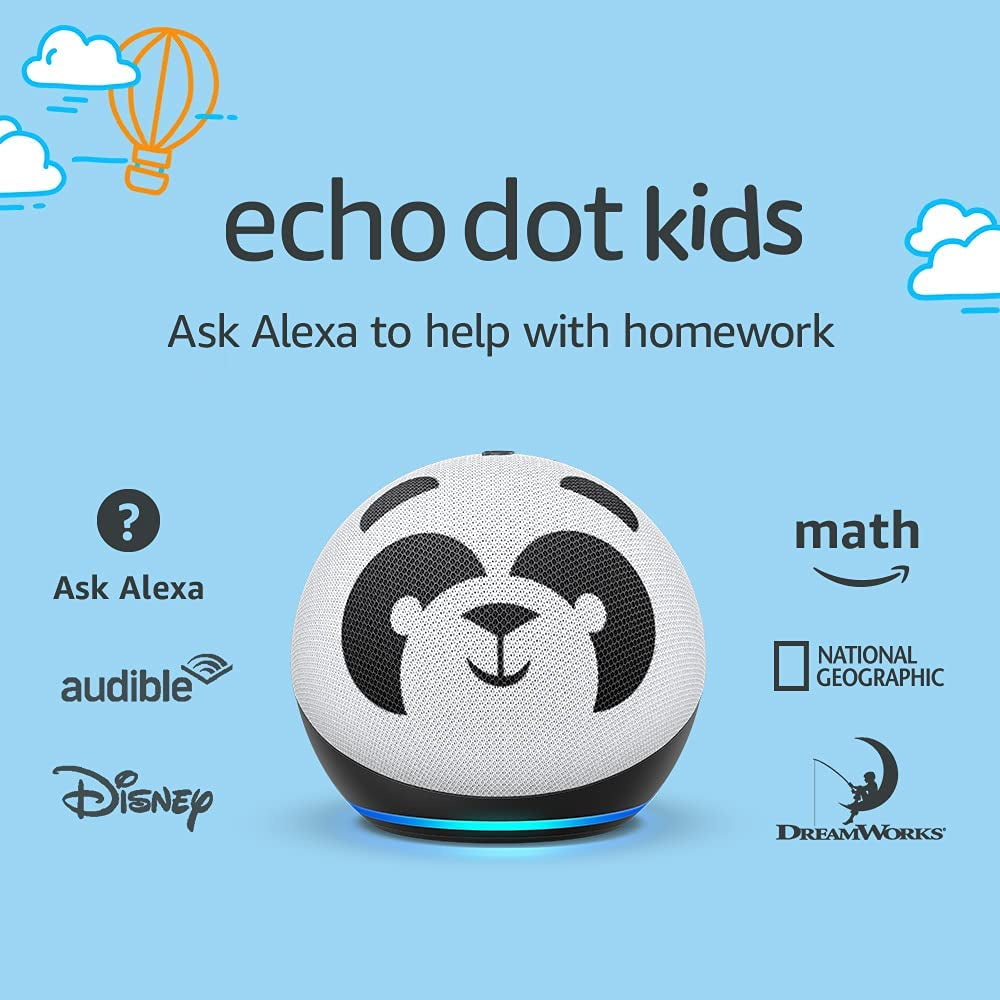 Echo Dot (4Th Gen) Kids | Designed for Kids, with Parental Controls | Tiger
