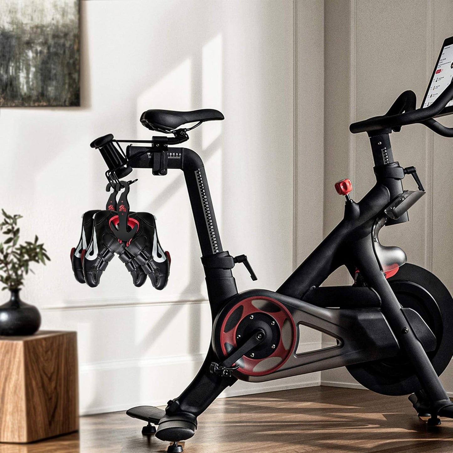 Shoes Hangers Compatible with Peloton Original Bike & Bike+, Matte Accessories