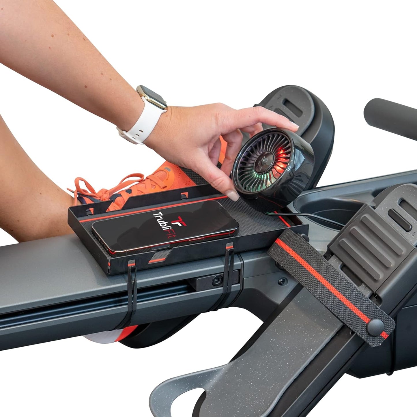 Fan for Peloton Bike & Peloton Treadmill - Accessories for Peloton - Fits Original, Bike+ or Tread - No Batteries or Charging Required