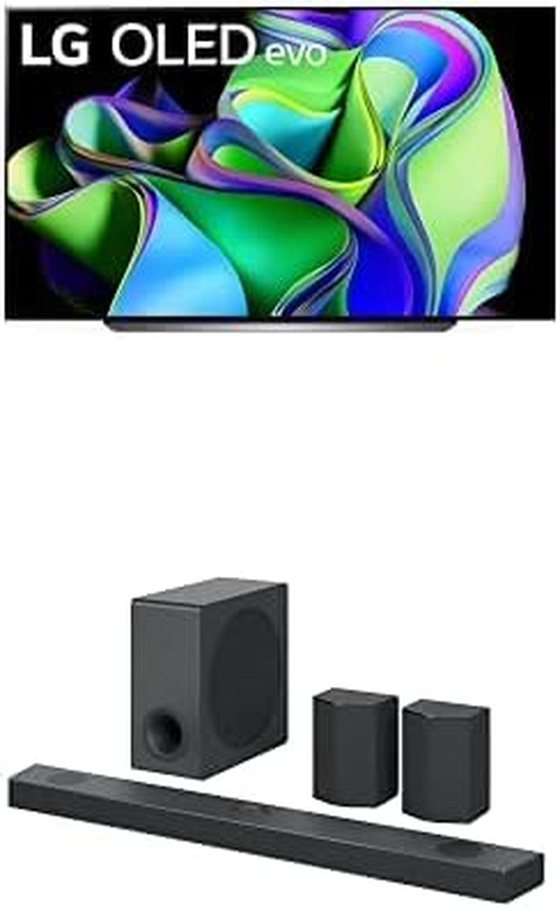 C3 Series 55-Inch Class OLED Evo 4K Processor Smart Flat Screen TV for Gaming with Magic Remote Ai-Powered OLED55C3PUA, 120Hz Refresh Rate, 2023 with Alexa Built-In