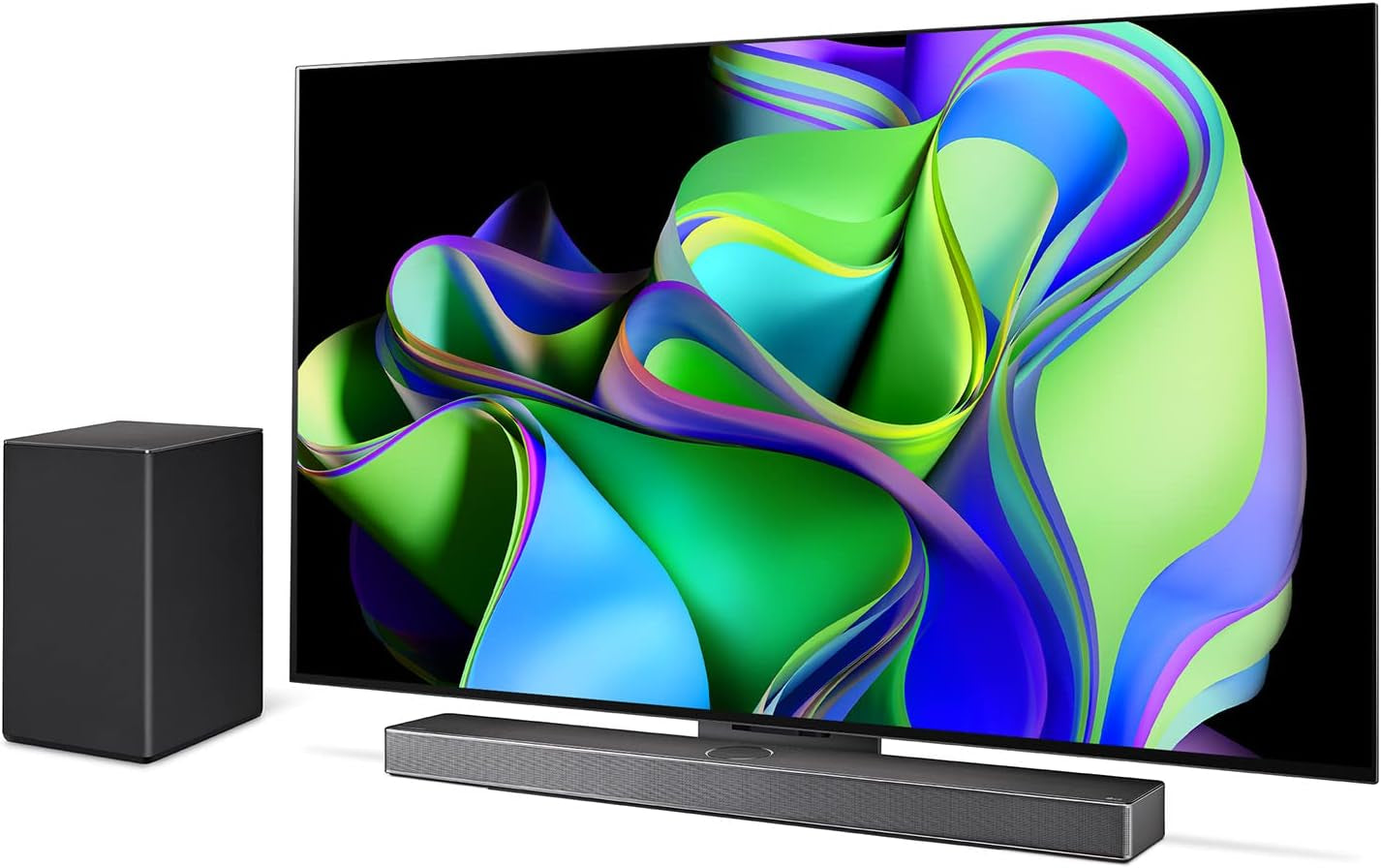 C3 Series 55-Inch Class OLED Evo 4K Processor Smart Flat Screen TV for Gaming with Magic Remote Ai-Powered OLED55C3PUA, 120Hz Refresh Rate, 2023 with Alexa Built-In