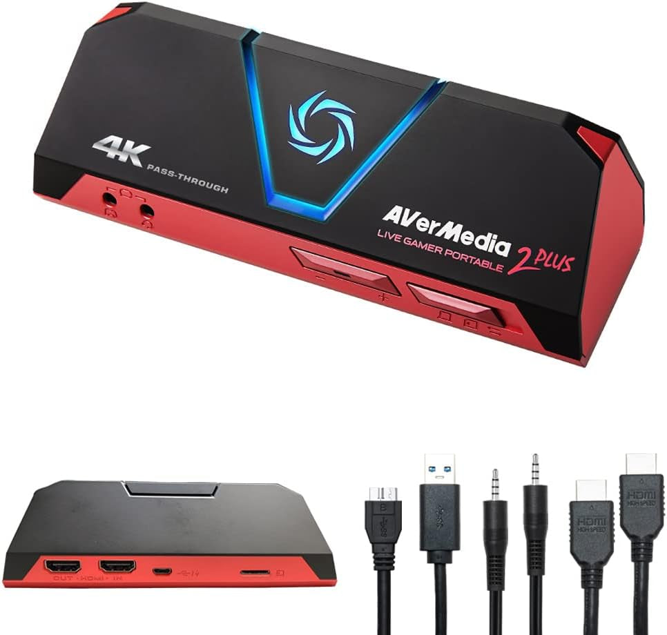 HDMI Capture Card- Gaming, Video Streaming, 4K Capture Card for PS5, Xbox Series X/S, Xbox One, PS4, Switch, Windows 11 / Mac Os12, HDR & VRR Support - GC551G2 Live Gamer Extreme 3 White