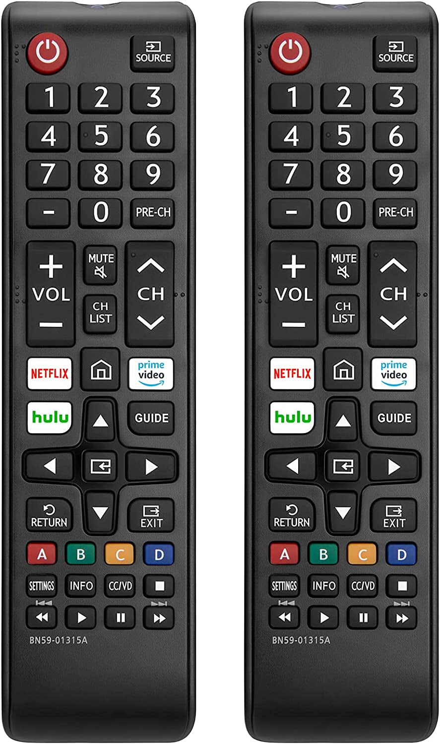 【Pack of 2】 New Universal Remote for All Samsung TV Remote, Replacement Compatible for All Samsung Smart TV, LED, LCD, HDTV, 3D, Series TV