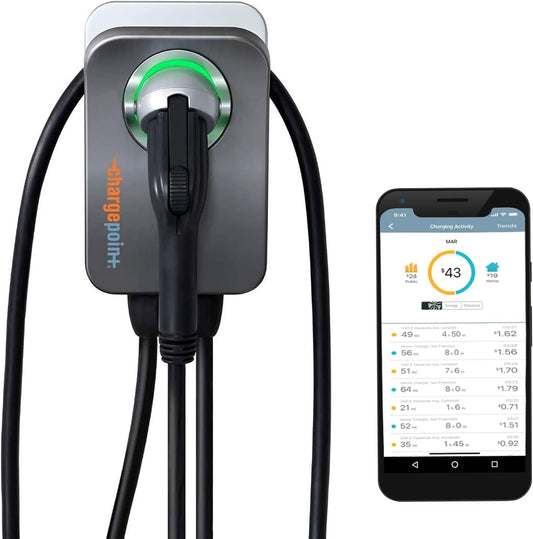 Home Flex Level 2 EV Charger J1772, Nema 6-50 Outlet 240V EV Station, Electric Vehicle Charging Equipment Compatible with All EV Models