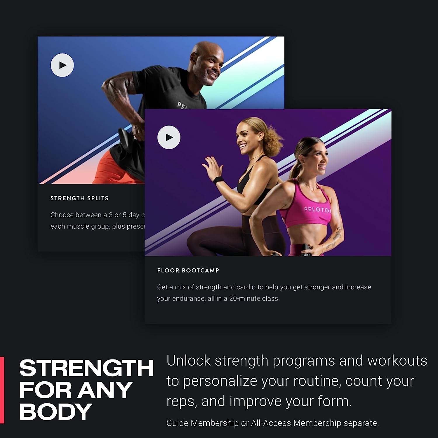 Guide Ai-Powered Personal Strength Training Device for Your TV, with Built-In Camera Technology, World-Class Instructors, and Motivating Training Features,Black