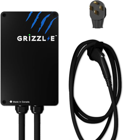 Classic, Level 2 240V / 40A Electric Vehicle (EV) Charger, UL Certified, Metal Case Enclosure, Indoor/Outdoor Electric Car Fast Wall Charging Station, NEMA 14-50 Plug, Classic Black