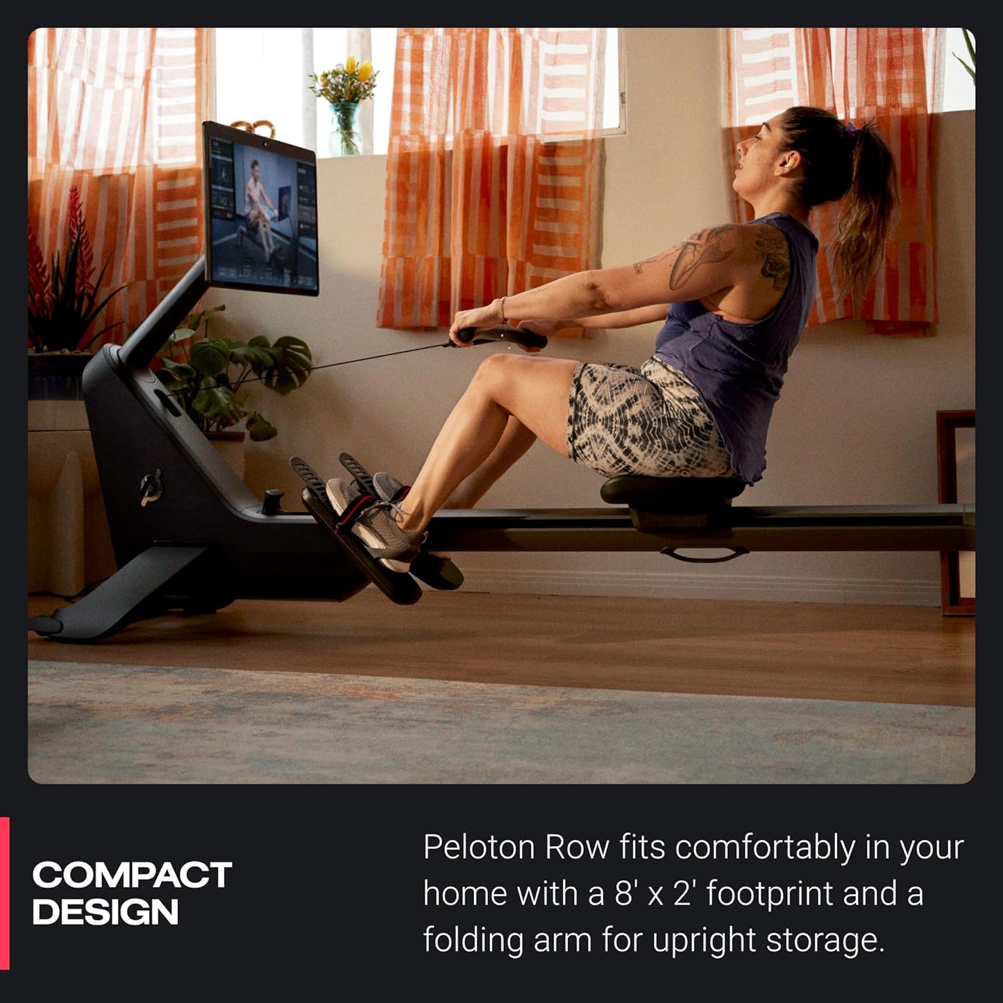 Row | Rowing Machine with 24” HD, Swiveling Touchscreen