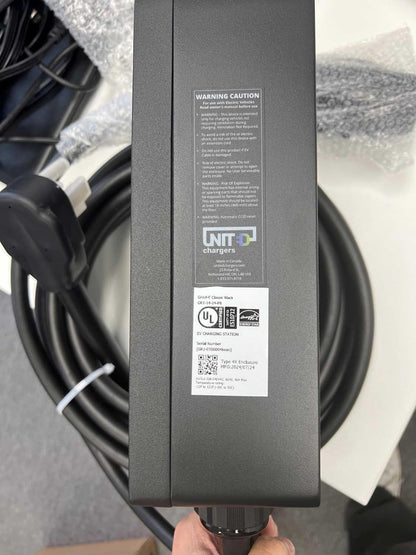Classic, Level 2 240V / 40A Electric Vehicle (EV) Charger, UL Certified, Metal Case Enclosure, Indoor/Outdoor Electric Car Fast Wall Charging Station, NEMA 14-50 Plug, Classic Black