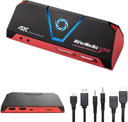 HDMI Capture Card- Gaming, Video Streaming, 4K Capture Card for PS5, Xbox Series X/S, Xbox One, PS4, Switch, Windows 11 / Mac Os12, HDR & VRR Support - GC551G2 Live Gamer Extreme 3 White